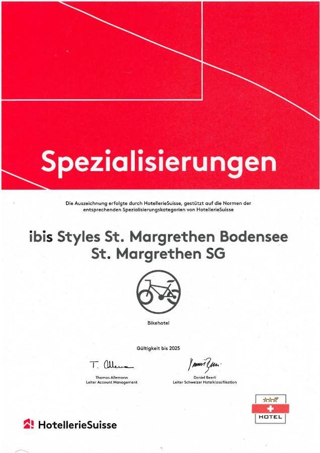 Ibis Styles St Margrethen Bodensee St. Margrethen 외부 사진
